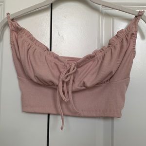 Pink SHEIN Crop Top